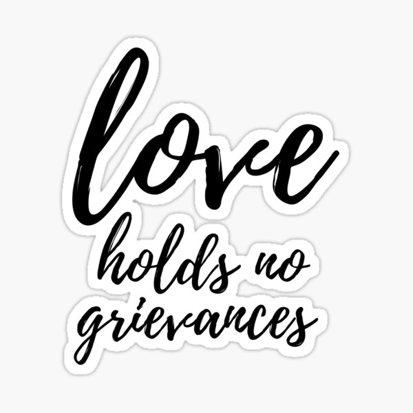 Item preview, "Love Holds No Grievances" (A Course in Miracles) designed and sold by shminoa.
