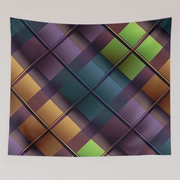 Item preview, Colorful Plaid Pattern designed and sold by Juliascutecornr.