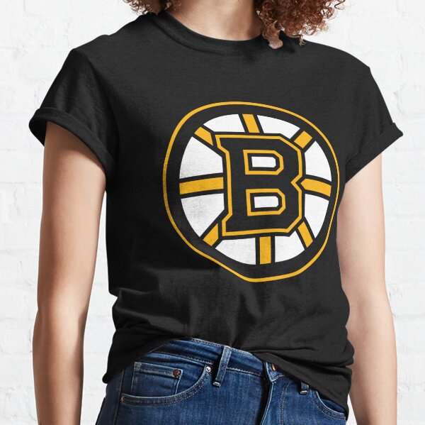 Men's Black Boston Bruins Team Logo T-Shirt