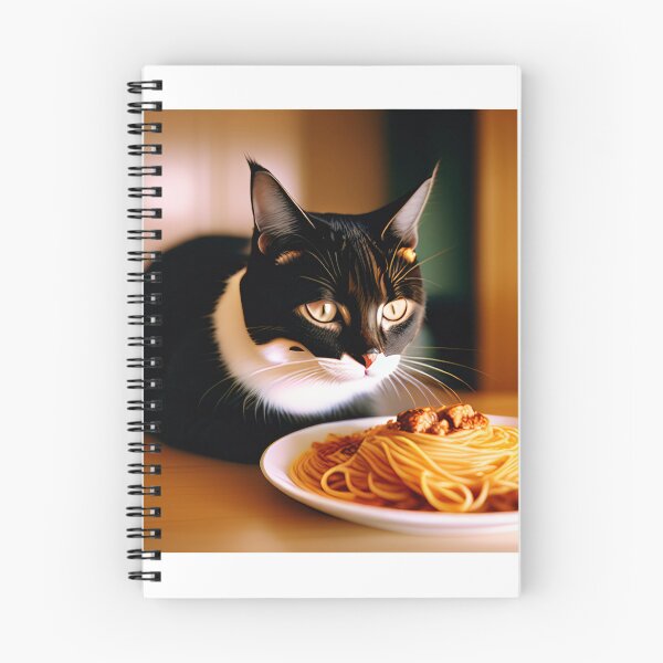 Item preview, Cat Eating Spaghetti designed and sold by CreepyDesigns.
