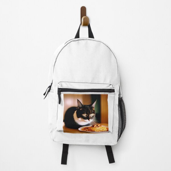 Item preview, Cat Eating Spaghetti designed and sold by CreepyDesigns.