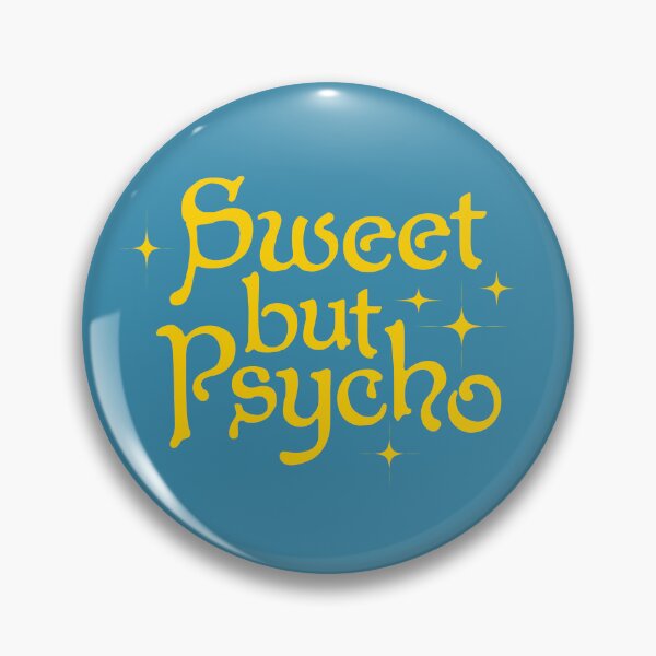 Item preview, Sweet but Psycho Star Burst Design | Yellow designed and sold by AsteriskHouse.