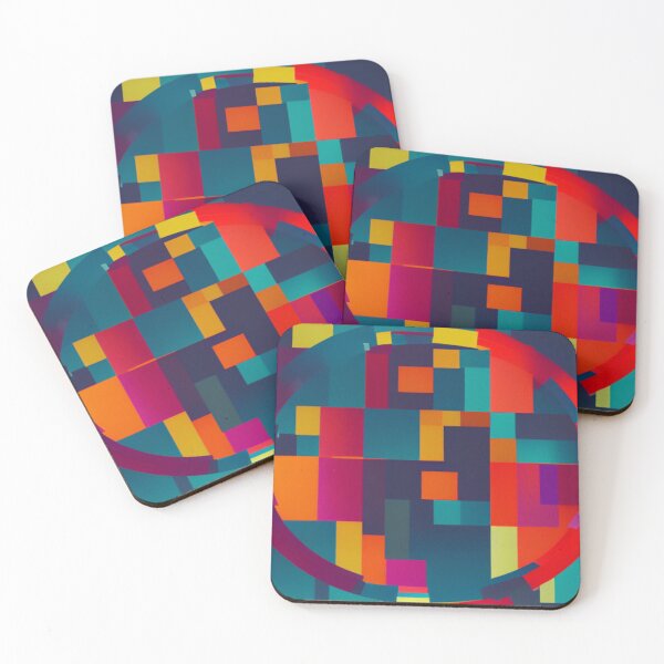 Item preview, Colorful Geometric Circle Abstract designed and sold by Artel-Blue.