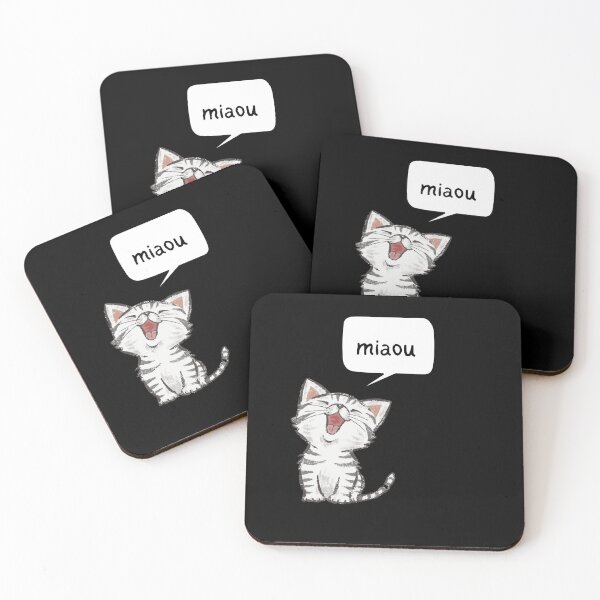 Item preview, French chat miaou designed and sold by Voici.