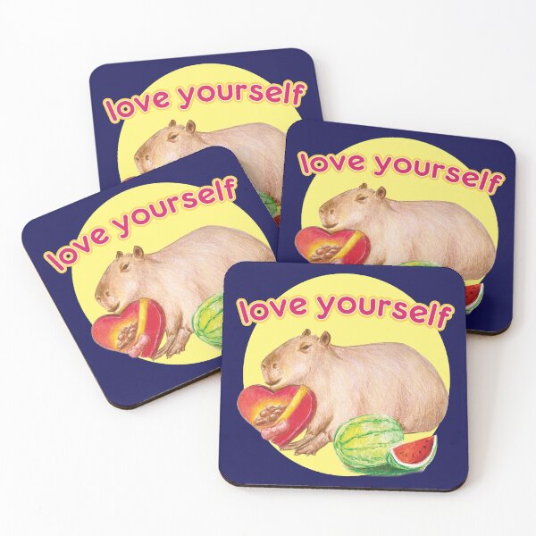 Item preview, Capy love yourself designed and sold by umasharda.