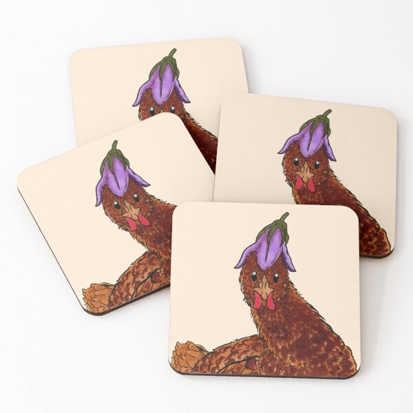 Item preview, Chicken with flower hat designed and sold by -Senaar-.