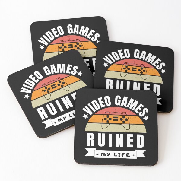 Item preview, Video games ruined my life designed and sold by SAABDERRAHIM.