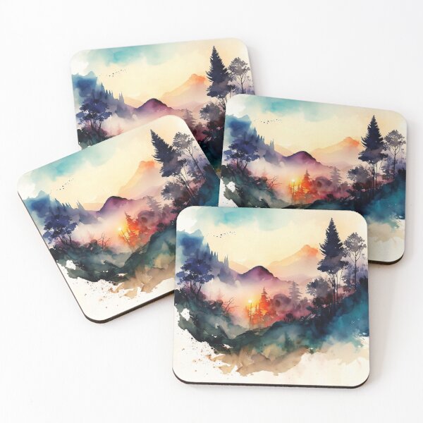 Item preview, Relaxing Watercolor #206 designed and sold by Avocado Design Studio.