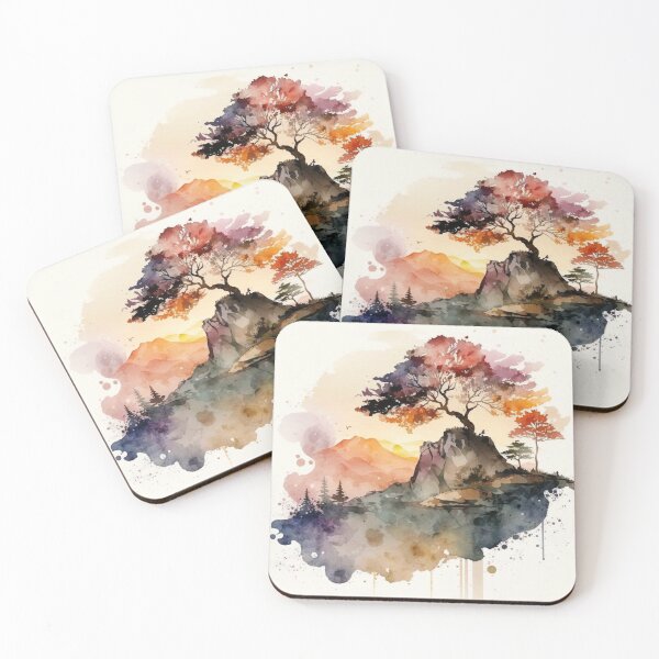 Item preview, Relaxing Watercolor #207 designed and sold by Avocado Design Studio.