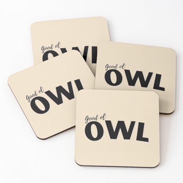 Item preview, Good Ol' Owl - If you used to be a Owl, a Good Old Owl too, you'll find this critter design perfect! designed and sold by SeaStories88.