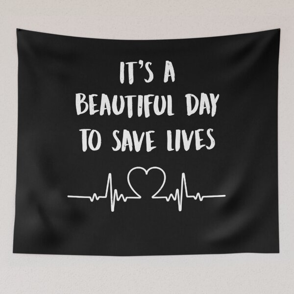 Item preview, It's a Beautiful Day To Save Lives - Funny Cna Registered Nurse designed and sold by mrsmitful.