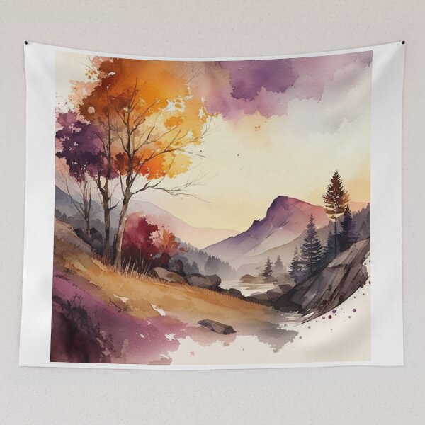 Item preview, Relaxing Watercolor #209 designed and sold by Avocado Design Studio.