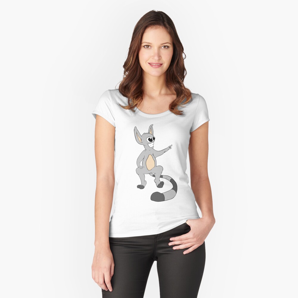 Item preview, Fitted Scoop T-Shirt designed and sold by bydood.