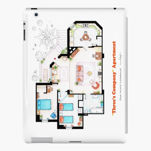 Barney Stinson's apartment iPad Case & Skin by Iñaki Aliste Lizarralde