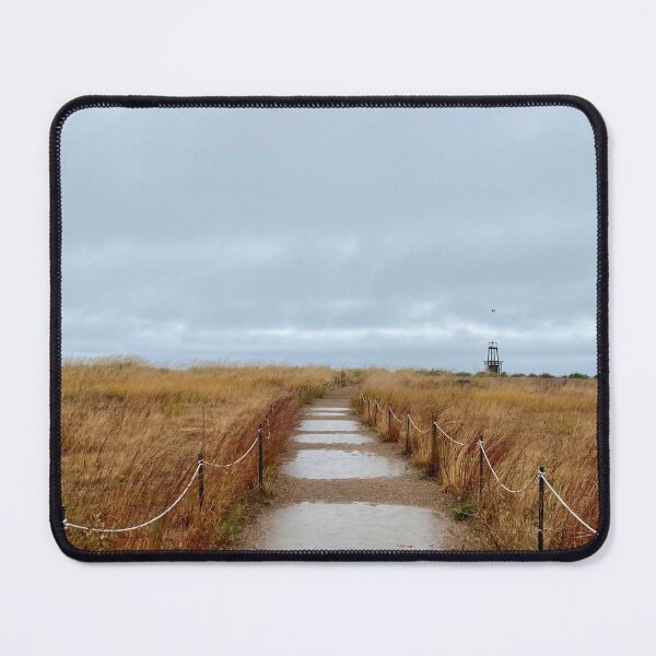 Item preview, Path To The Lighthouse in Autumn | Nature Landscape Photography designed and sold by Jacqueline Elise.