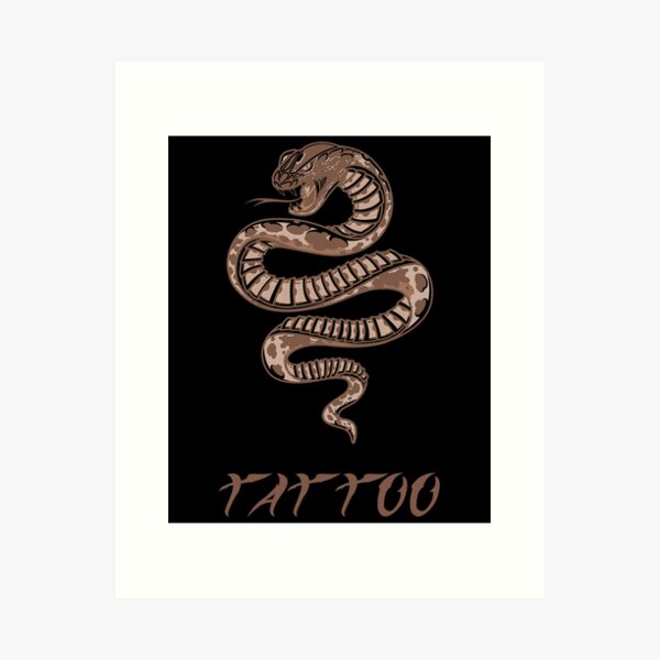 minimalist tattoo of a snake on a white background 2740522 Vector Art at  Vecteezy