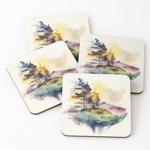 Item preview, Relaxing Watercolor #211 designed and sold by Avocado Design Studio.