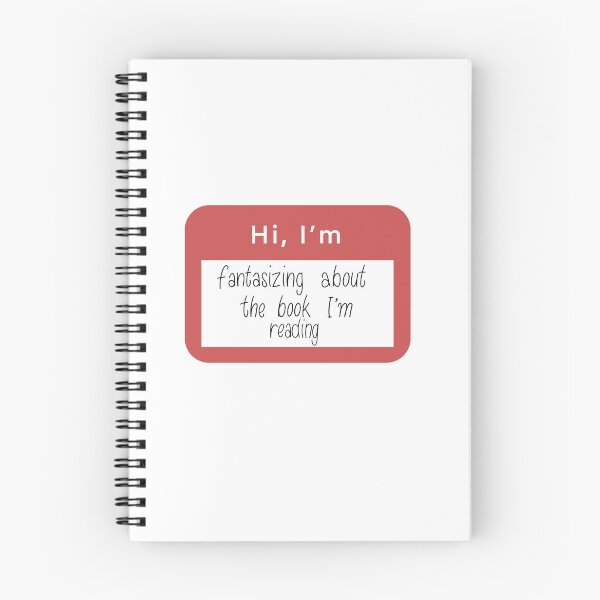 Item preview, Hi, I’m fantasising about the book I’m reading designed and sold by Zafreen.
