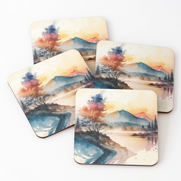 Item preview, Relaxing Watercolor #212 designed and sold by Avocado Design Studio.