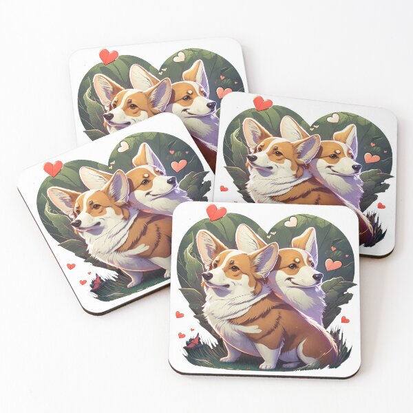 Item preview, Corgi Couple in Love designed and sold by MattBodz.