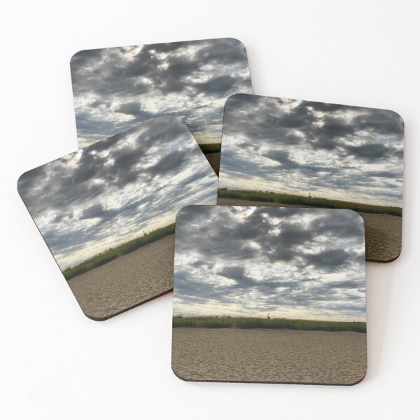Item preview, Cloudy Day At The Beach | Beach Landscape Photography designed and sold by Jacqueline Elise.