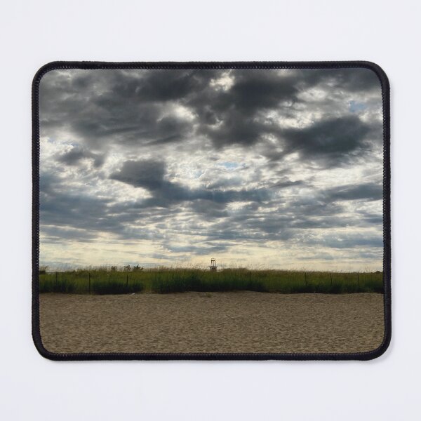 Item preview, Cloudy Day At The Beach | Beach Landscape Photography designed and sold by Jacqueline Elise.