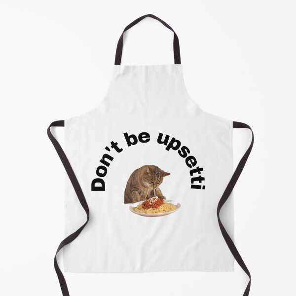 Item preview,  Cat Eating Spaghetti - Don`t be Upsetti Cat Some Spaghetti - Funny Animal Meme designed and sold by zeddy-store.