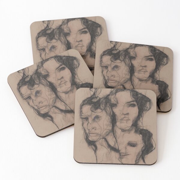 Item preview, Messy Sketch of Woman Portrait designed and sold by bryanchvzz.