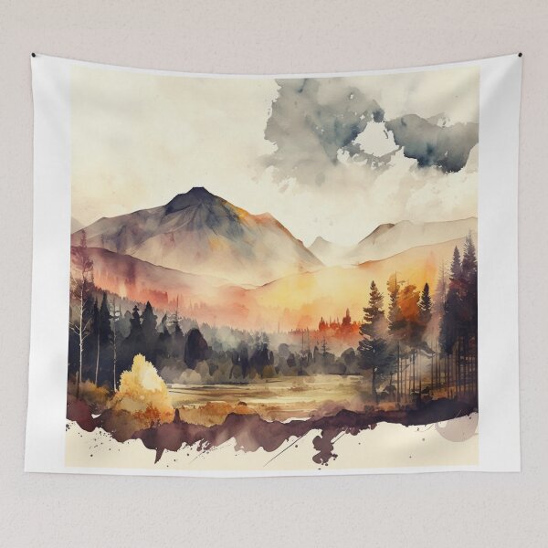 Item preview, Relaxing Watercolor #217 designed and sold by Avocado Design Studio.