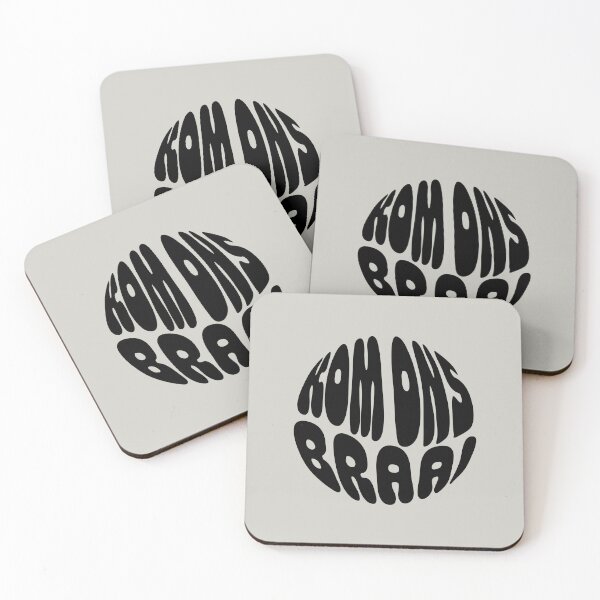 Item preview, Kom Ons Braai Retro Sticker | Black designed and sold by AsteriskHouse.