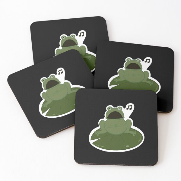 Item preview, Lil frog singing designed and sold by ohnothatsokay.