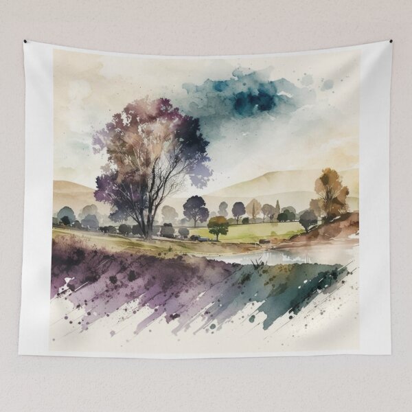 Item preview, Relaxing Watercolor #219 designed and sold by Avocado Design Studio.