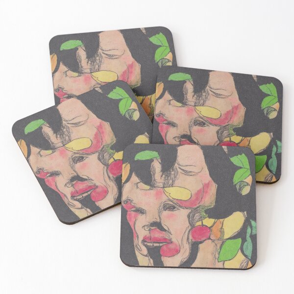 Item preview, Abstract Woman Portrait with Fruit  designed and sold by bryanchvzz.