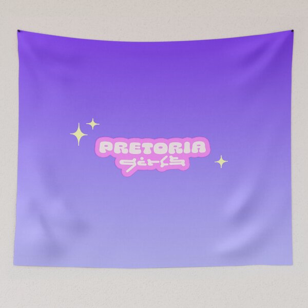 Item preview, Pretoria Girls Typography designed and sold by AsteriskHouse.