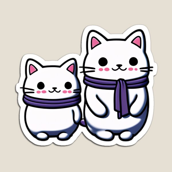 Bongo Cat Meme Die Cut Sticker