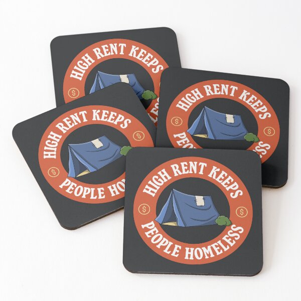 Item preview, High Rent Keeps People Homeless - Anti Landlord / Poverty designed and sold by Picket Club.