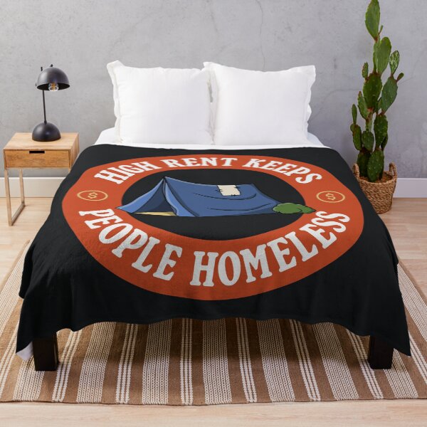Item preview, High Rent Keeps People Homeless - Anti Landlord / Poverty designed and sold by Picket Club.