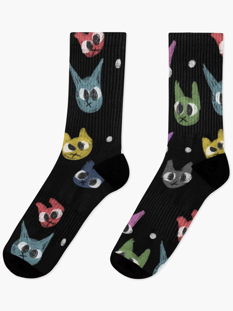 Thumbnail 1 of 5, Socks, Rainbow Cats designed and sold by RaspberryPunch.