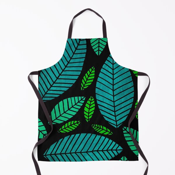 Item preview, Block Green Leaves designed and sold by EniPennyDesigns.