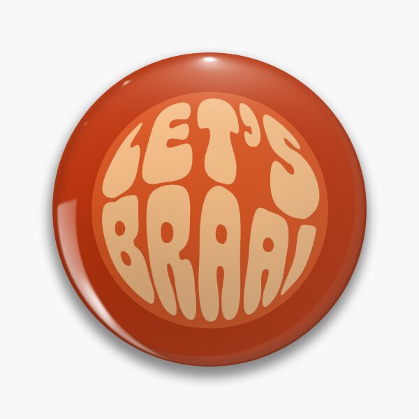 Item preview, Let's Braai Retro Sticker  designed and sold by AsteriskHouse.