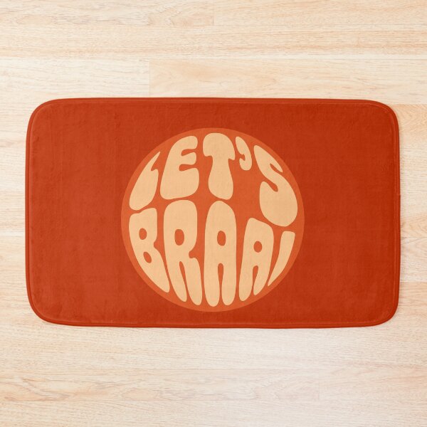 Item preview, Let's Braai Retro Sticker  designed and sold by AsteriskHouse.