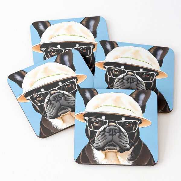 Item preview, French Bulldog with hat designed and sold by ArtistryCynthie.