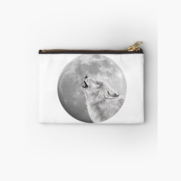 Item preview, Howling wolf head, moon background designed and sold by SylvieG18.