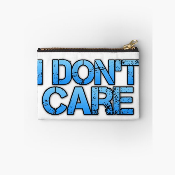 Item preview, I don´t care - blue stamp style designed and sold by ImgByLili.