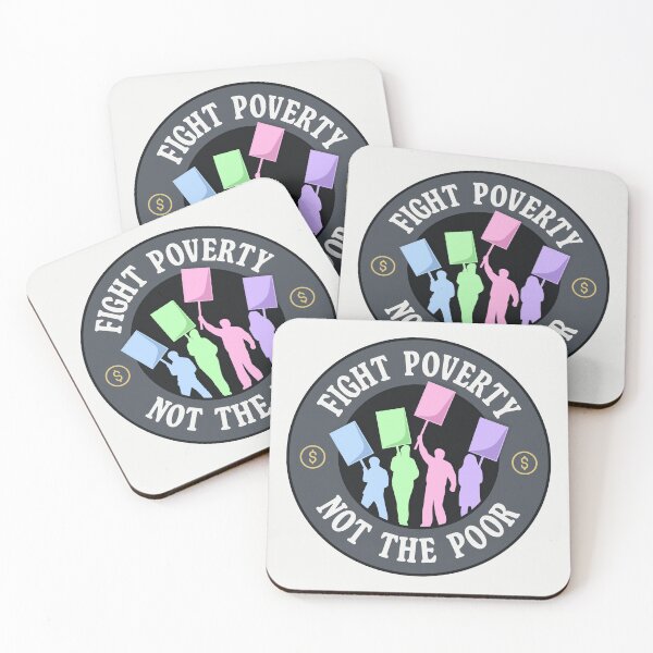 Item preview, Fight Poverty Not The Poor - Protest designed and sold by Picket Club.