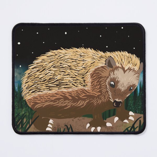 Item preview, Hedgehog at night designed and sold by NeonWren.