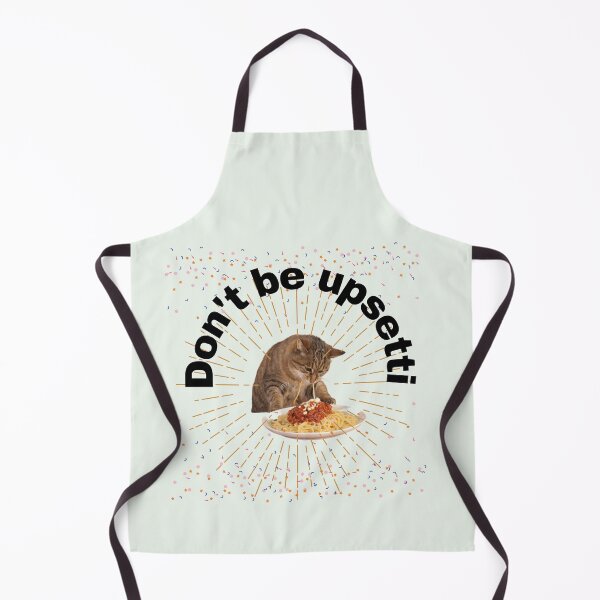 Item preview, Cat Eating Spaghetti - Don`t be Upsetti Cat Some Spaghetti - Funny Animal Meme designed and sold by zeddy-store.