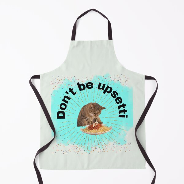 Item preview, Cat Eating Spaghetti - Don`t be Upsetti Cat Some Spaghetti - Funny Animal Meme designed and sold by zeddy-store.