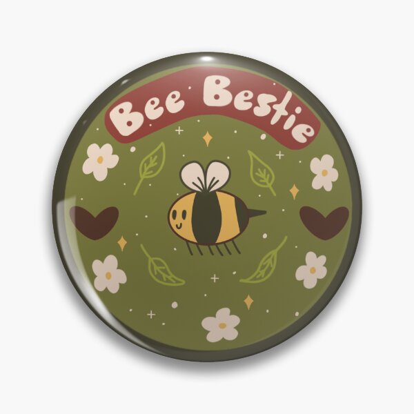 Item preview, Bee Bestie Sticker | Cute Bee Sticker | Save the Bees Sticker | Environment Sticker | Nature Lover Gift | Honey Bee | Nature Sticker designed and sold by CloudAndStar.