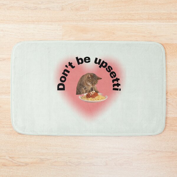 Item preview, Cat Eating Spaghetti - Don`t be Upsetti Cat Some Spaghetti - Funny Animal Meme designed and sold by zeddy-store.